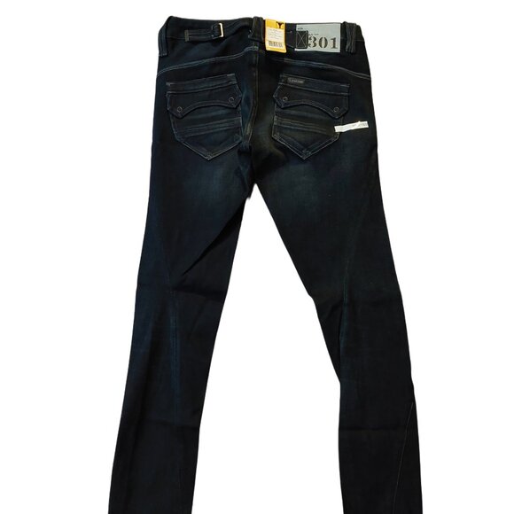 Retro Vintage G-Star Raw 3301 Minic Tapered Aspen Denim Jeans Pants Sz 25 NWT - Picture 7 of 12